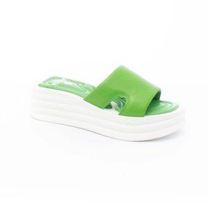 Franco Sarto Size 9 Green Women's Sandals